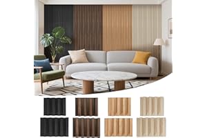 LARWORKS Samples 8 Pack 6" x 6" WPC Slat Wall Panels High Grille