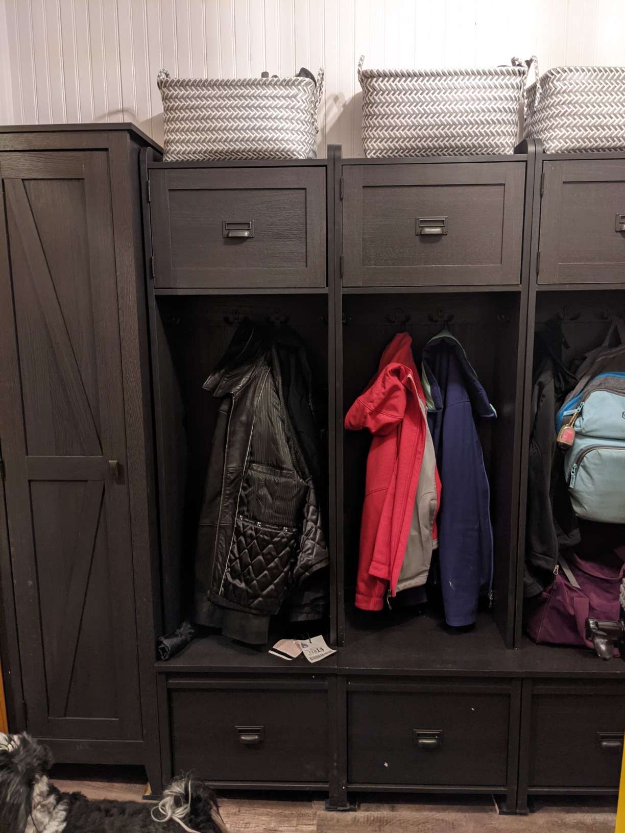 20/mo Finance Ameriwood Home SystemBuild Storage Black Oak