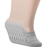 Pro Mountain No Show Socks Wide Toe Box For Health Bunion Unisex Size S to X-Large Cotton Cushion Footies