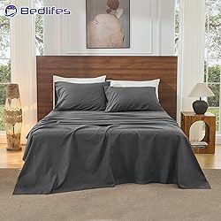 Bedlifes 100% French Pure Linen Sheets Queen Size