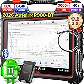 Autel Scanner MaxiPRO MP900BT w/ $80 MV108S - 2026 MP900-BT w/Pro ECU Coding, CAN FD/DoIP, Newer Model of MS906BT MS906 MK900
