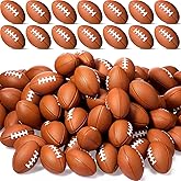 Jerify 120 Packs 2 Inch Mini Football Sports Stress Ball Bulk Mini Foam Football Foam Stress Balls for School Carnival Reward, Chrismas Party Bag Gift Fillers