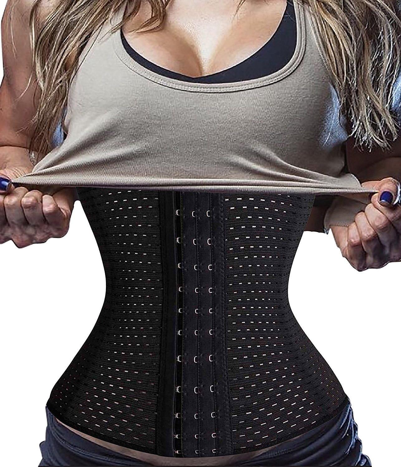 Breathable Hot Waist Trainer Corset for Weight Loss Sport Body Shaper Tummy Control Fat Burner Belt Girdle Bodysuit Gym Workout Yoga Sport For Weight Loss