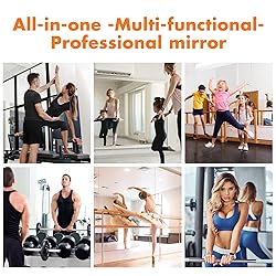 Hasipu Home Gym Mirror 45"x27"(Each)-2 PCS Large