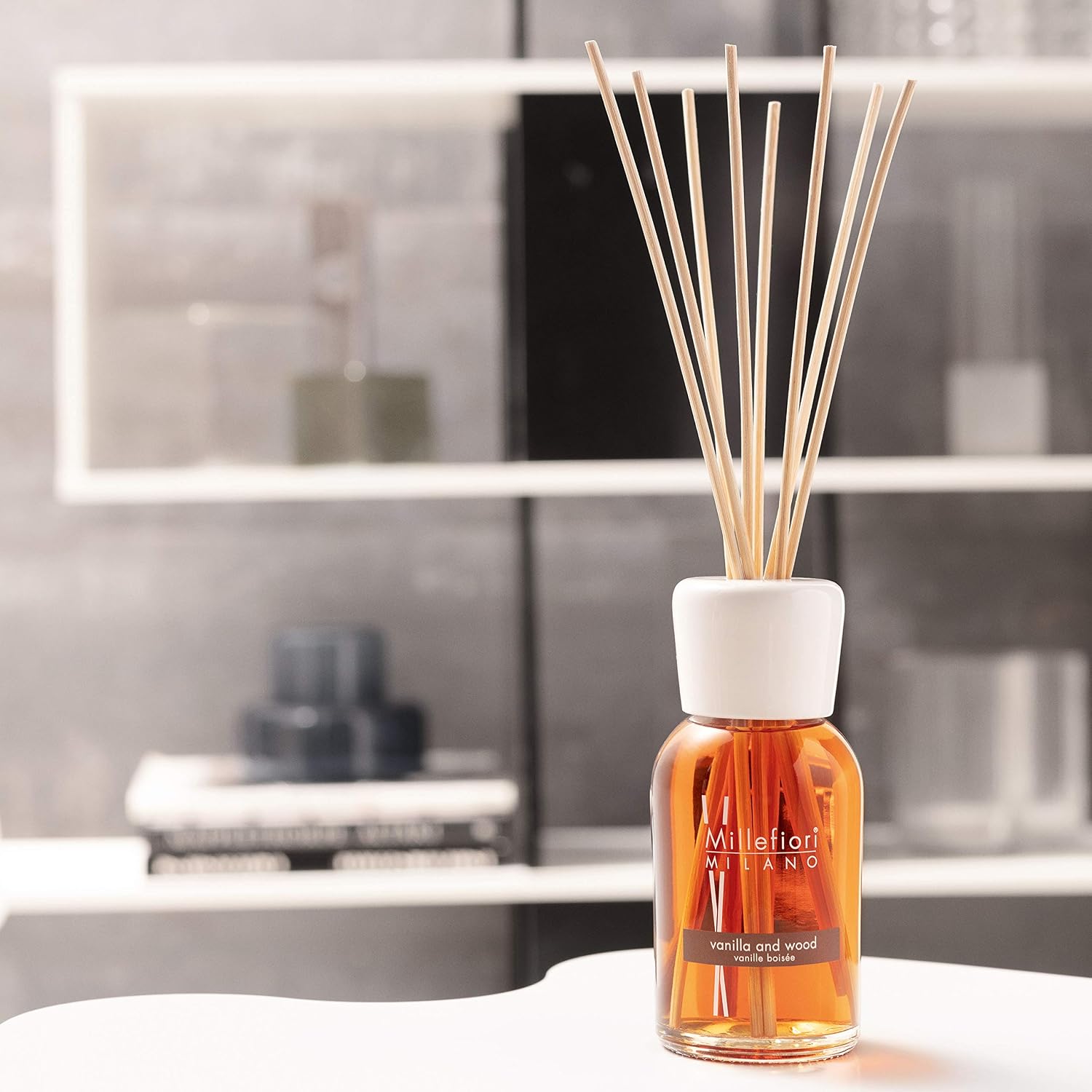 Millefiori Milano Scented Reed Diffuser Refill | Vanilla and Wood | 250 ml - Image 4