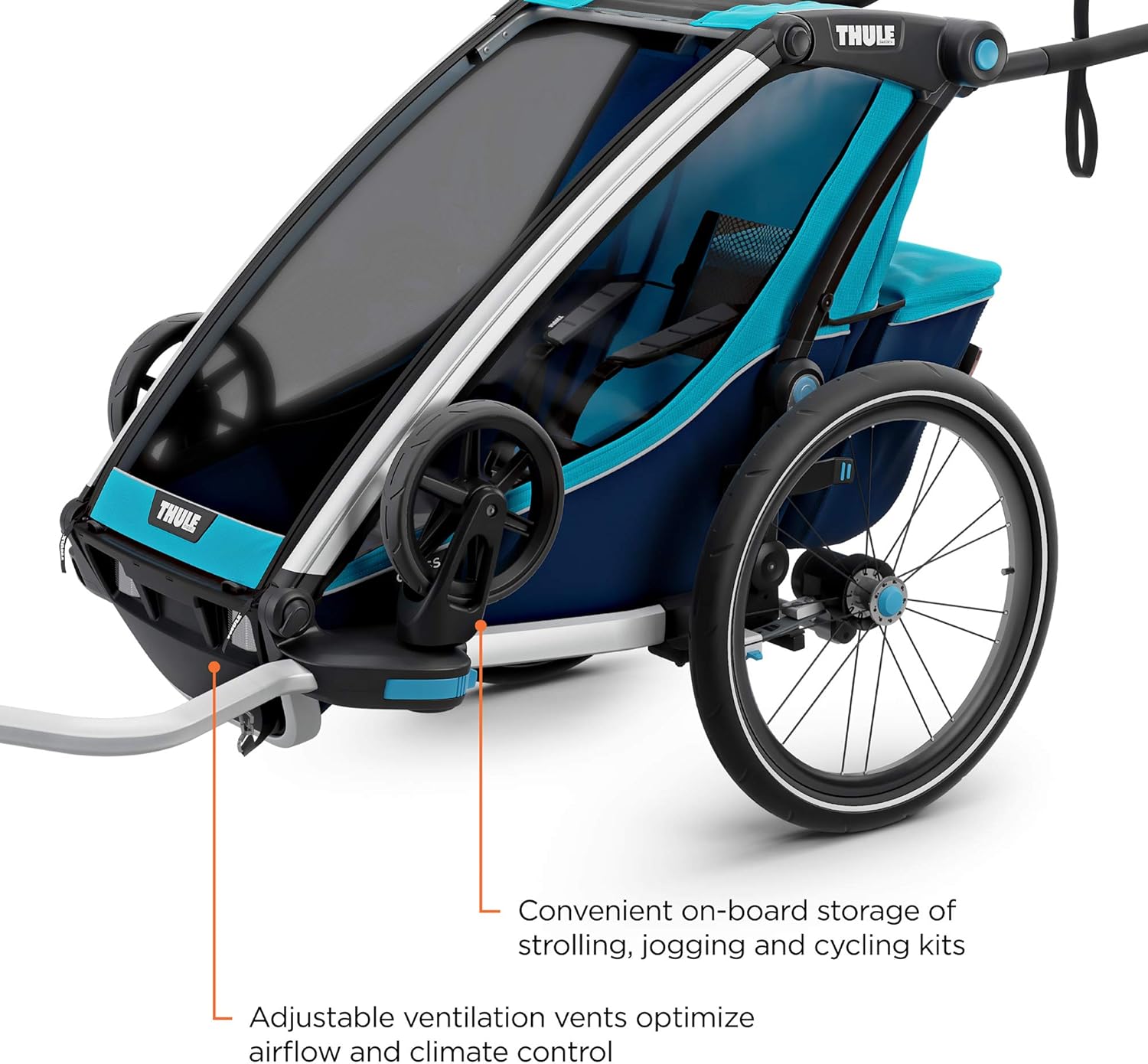 thule cross bike trailer