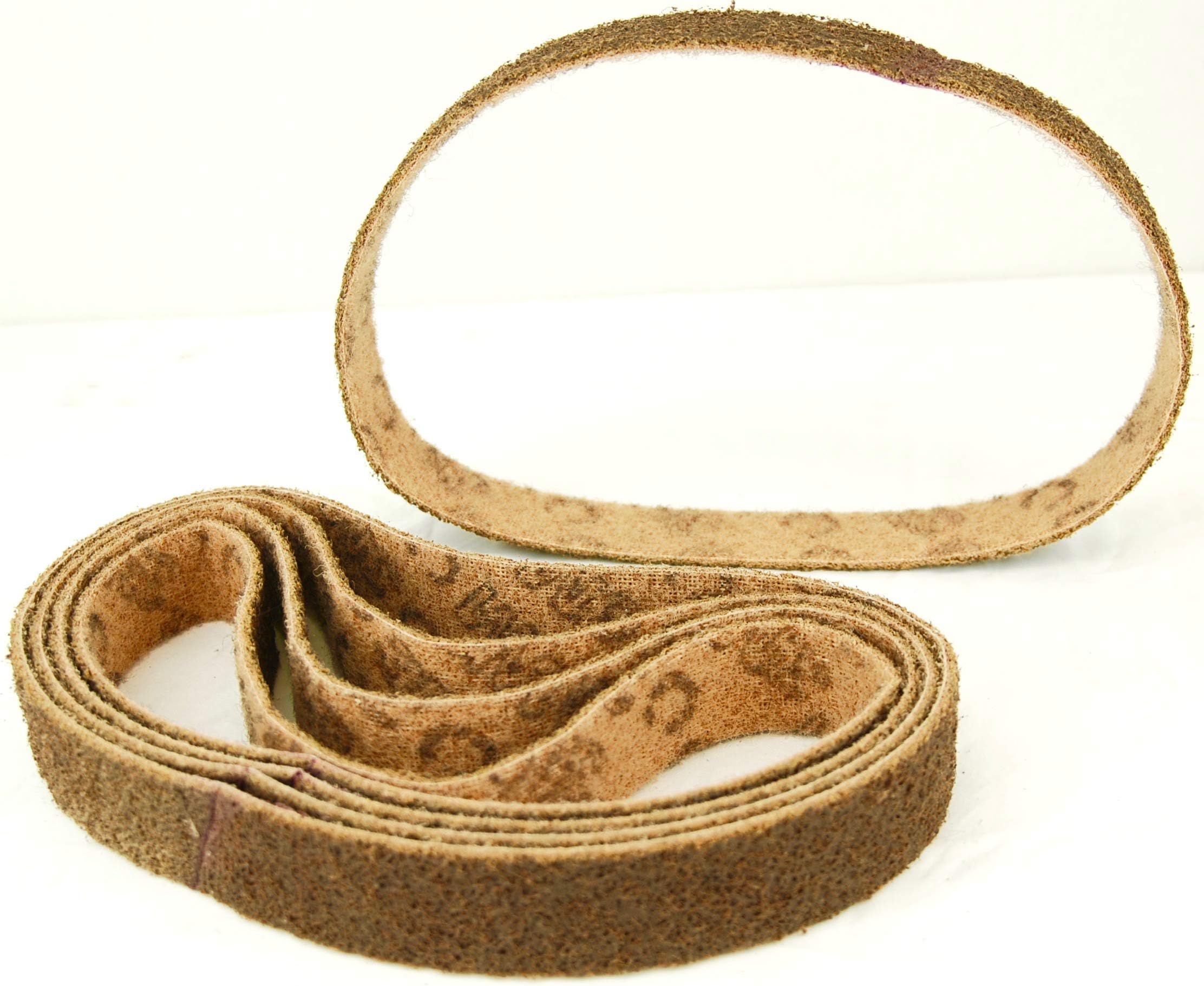 BLUEROCK Brand 1.5" x 30" Pack of 5 Belts COARSE GRIT Nylon Non-Woven Sanding Belt Abrasive Material fits 40A & Metabo