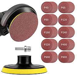 100PCS Angle Grinder Sanding Discs and 4 Inch Hook
