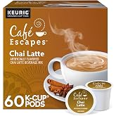 Caf&eacute; Escapes Chai Latte, Single-Serve K-Cup Pods, 60 Count