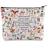 WZMPA Woody Cosmetic Bag Potato & Slinky Dog Fans Gift You Are Braver Stronger Beautiful Than You Know Toy Makeup Zipper Pouch Bag Rex & Hamm Fans Gift (Always Woody)