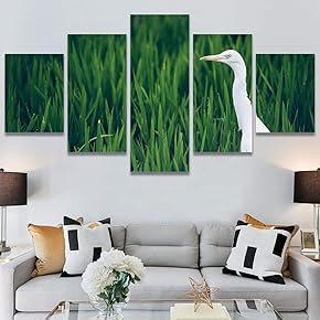 SIGNWIN 5 Panel Canvas Wall Art Modern Art...