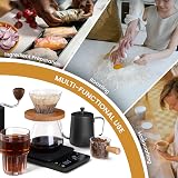 Bemece Digital Coffee Scale with Timer 0.1g-3000g Large LED Display view 8