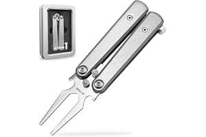 Arttodo Golf Divot Repair Tool, Stainless Steel Foldable Divot Tool & Golf Divot Tool with Bottle Opener, Golf Accessories for Men and Women