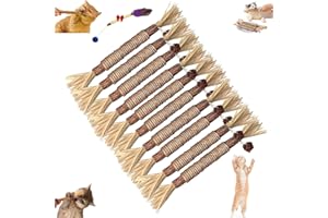 Puriq Natural Silvervine Dental Sticks, Silvervine Sticks for Cats, Scratch and Bite Resistant, Cleaning Dental, for Indoor K
