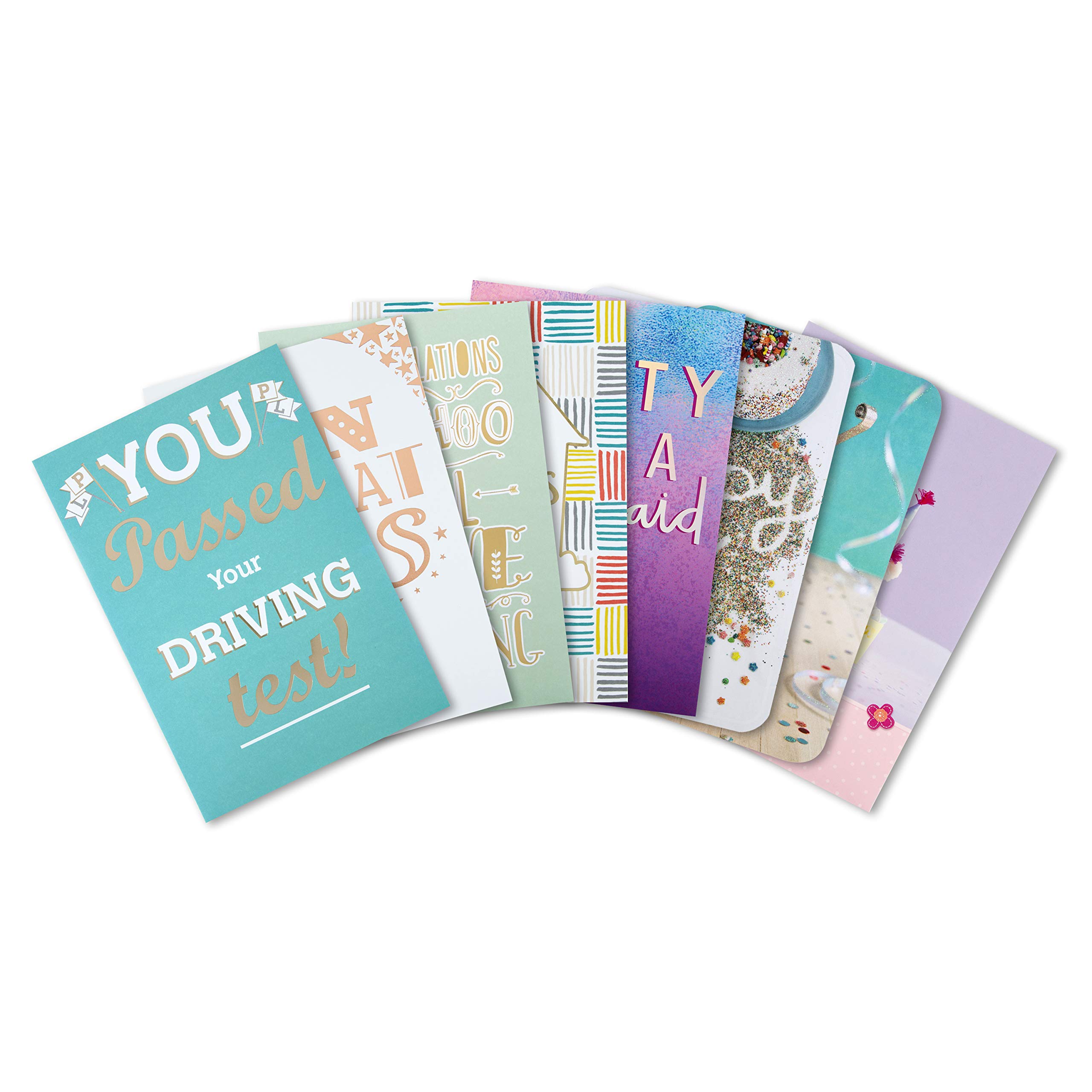 Congratulatory Card Bundle from Hallmark - 8 Cards in 8 Designs
