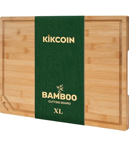 Amazon.com: BambooMN Heart-Shaped Bamboo Serving and Cutting Board