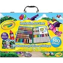 Crayola - Inspiration Art Case,155 Art And Colour Supplies, Colouring Pencils, Washable Markers, Colouring Paper, Gift For Kids 4