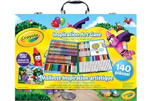 Crayola Inspiration Art Case; 140 Art Supplies, Crayons, Gift for Boys and Girls, Kids, Adults, Ages 3,4, 5, 6, and Up, Arts 