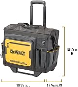 DEWALT 18 inch Rolling Tool Bag IP54 Water-Resistant 1680D Fabric view 2