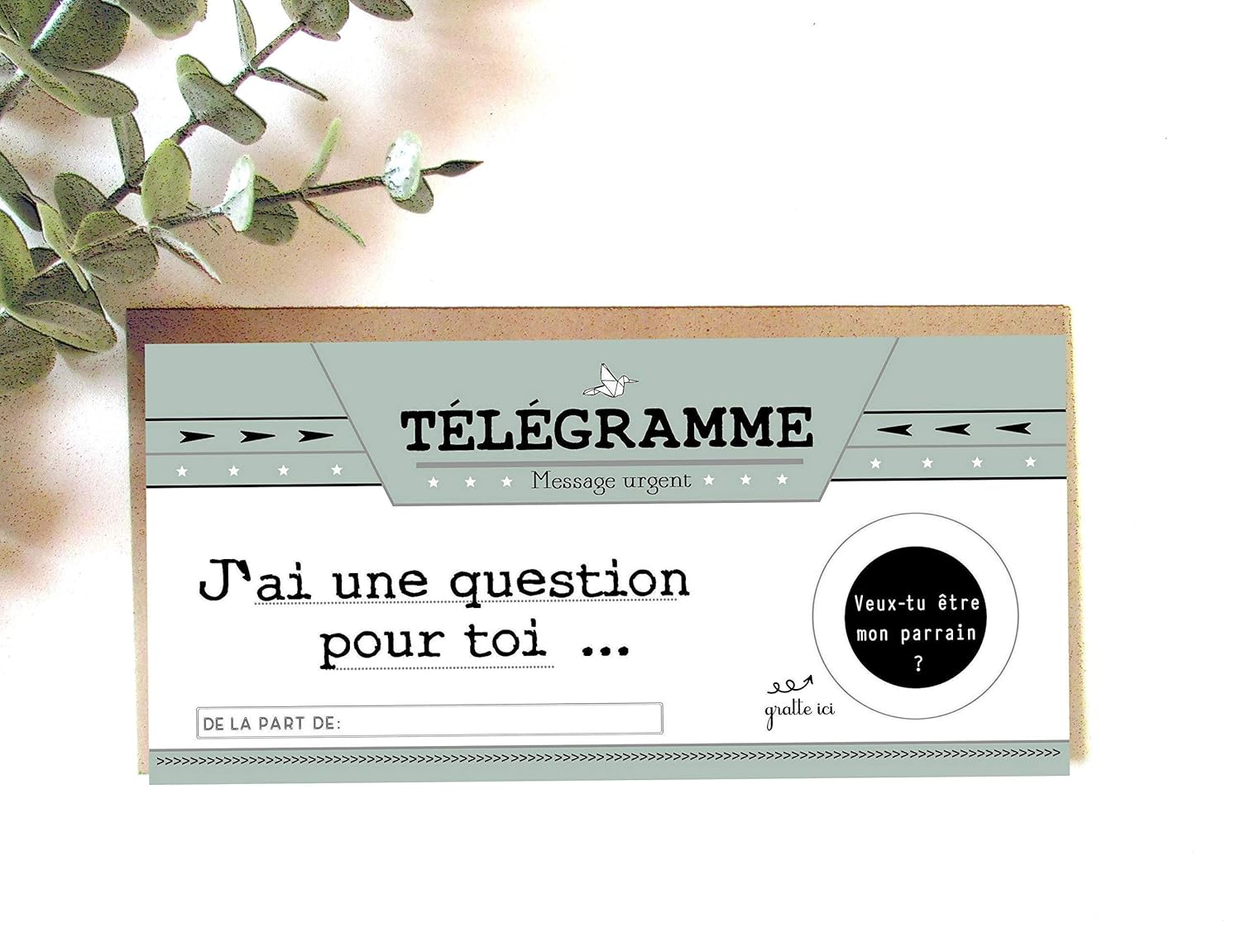 Code Parrain Ma Vie En Couleurs Carte à gratter,parrain,marraine,demande,veux-tu être mon parrain/ma