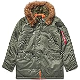Alpha Industries mens Slim Fit N-3b Parka