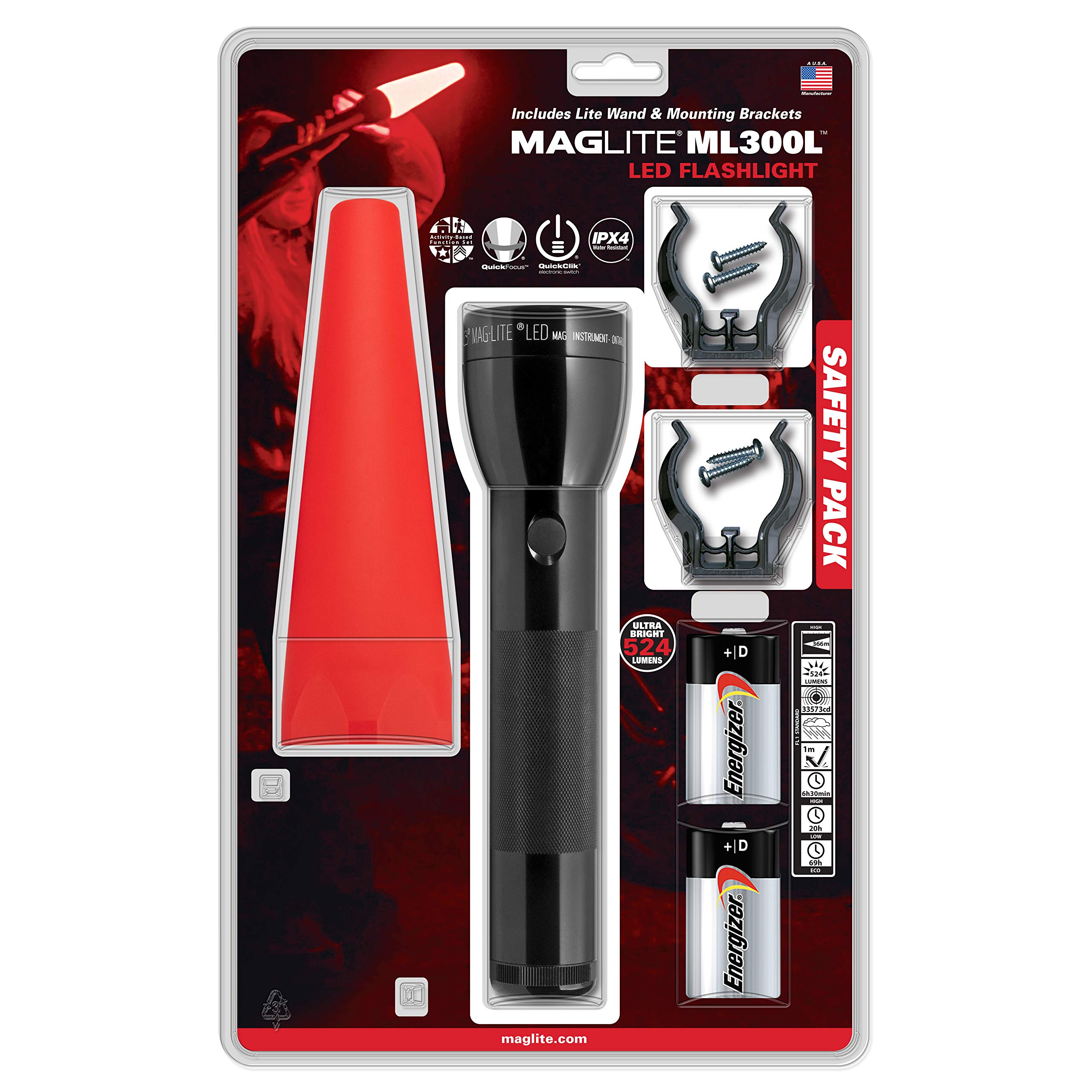 MagLite ML300L LED Safety Pack