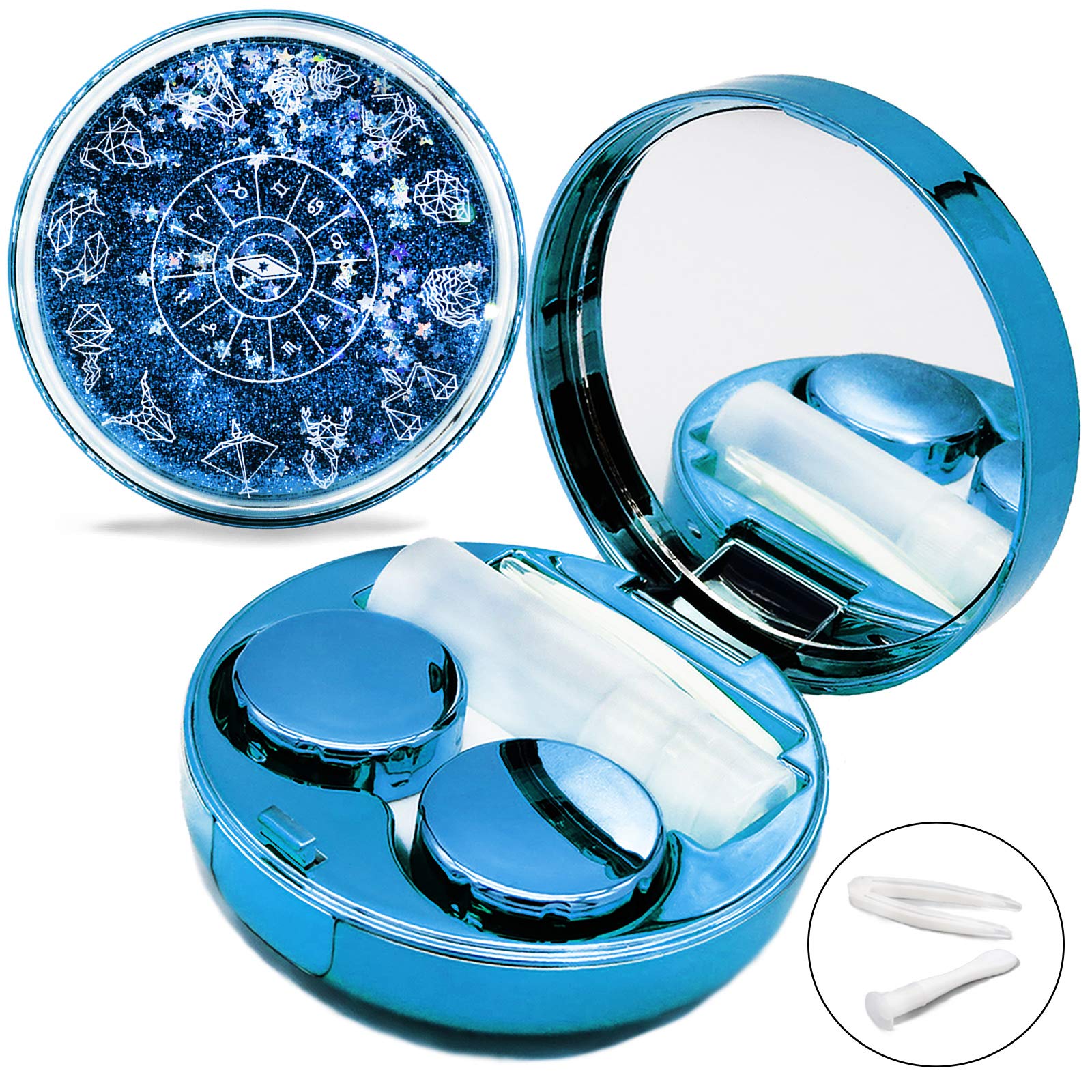 Vastsoon Contact Lens Case, Cute Travel Size Eye