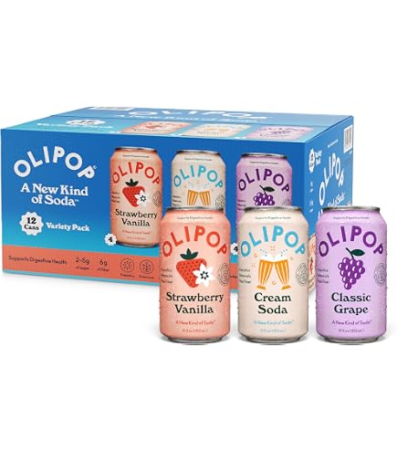 Amazon.com : OLIPOP - Classic Grape Sparkling Tonic, Healthy Soda