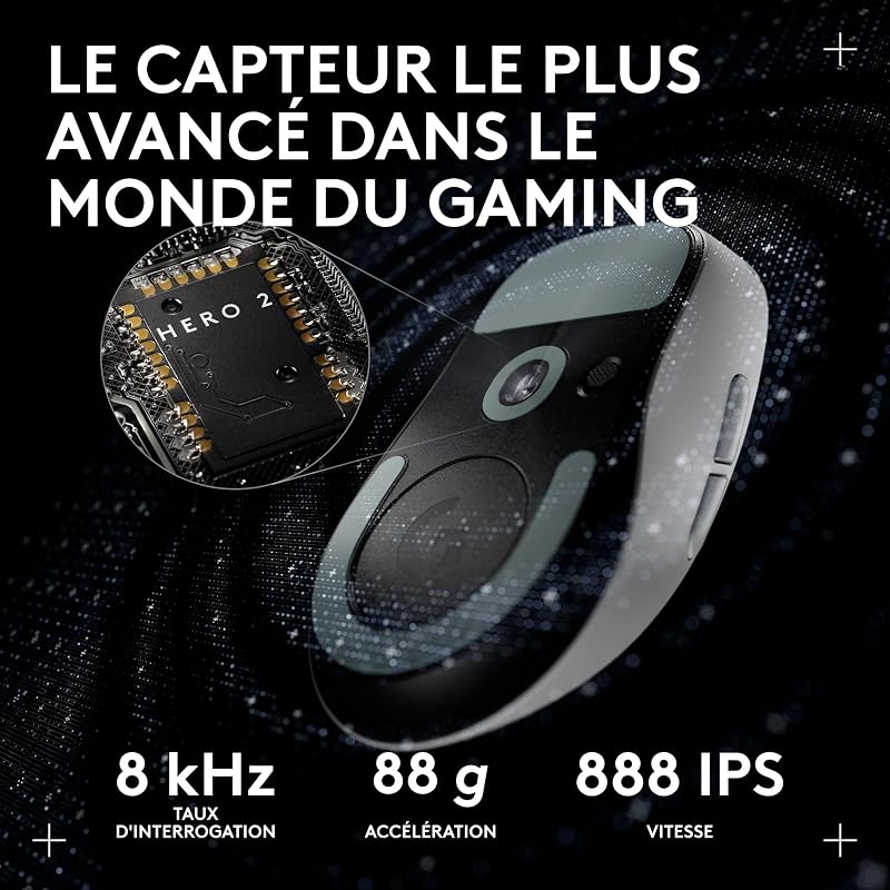 PRO X SUPERLIGHT 2c, souris gaming sans fil (Blanc)