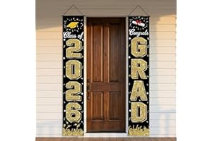 Graduation Decorations 2026, Grad Decorations Class Of 2026 Graduation Banner, Congratulations Door Banner Congrats Grad Hang