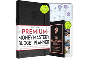 FREEDOM MASTERY Financial Planner - Monthly Budget Planner & Monthly Bill Organizer | A 12-Month Journey to Financial Freedom | Bill Payment Tracker Organizer, Debt, Expense Tracker & Money Saving with Pockets
