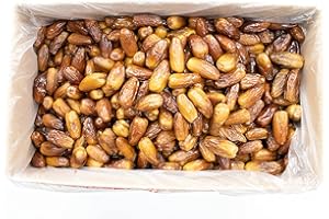 IFOOFI Organic Pitted Deglet Noor Dates 19.8LB Sun-Dried/Certified NON-GMO/KOSHER/VEGAN