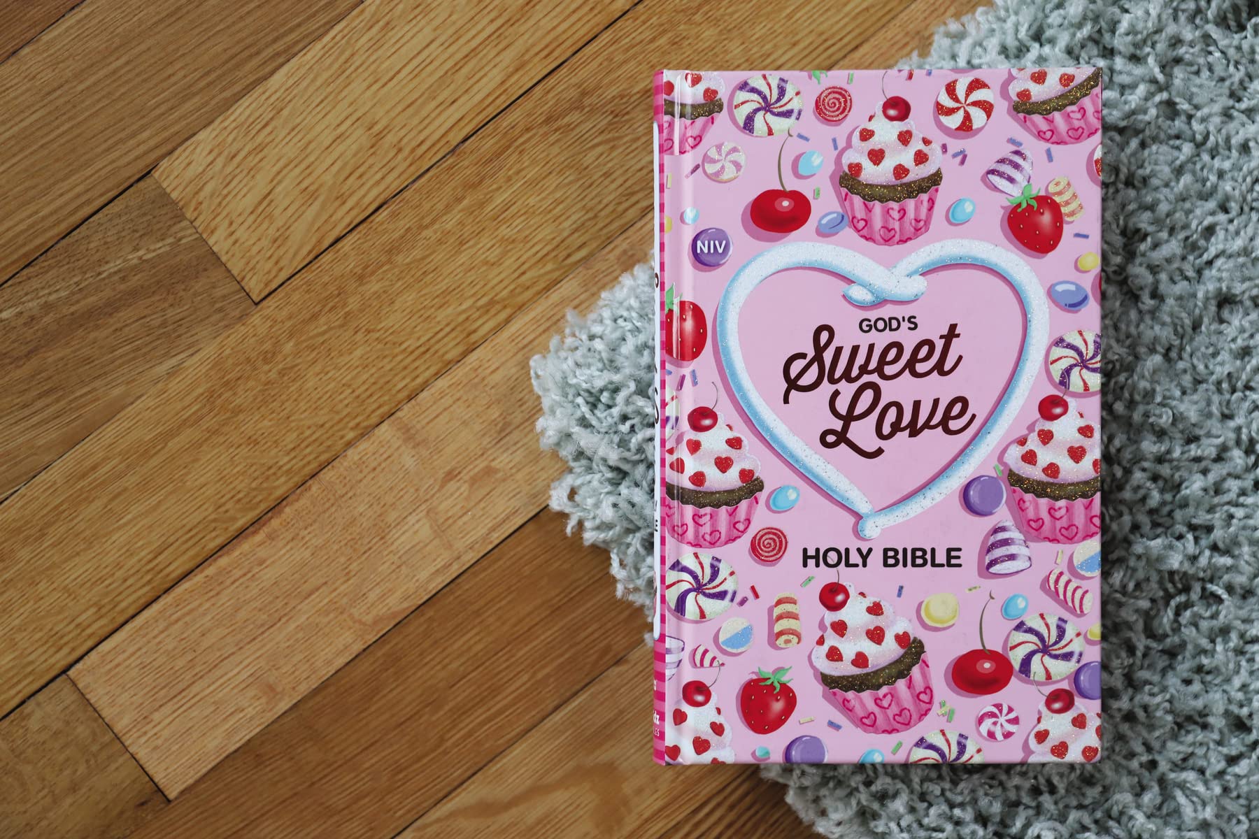 NIV, God's Sweet Love Holy Bible, Hardcover, Comfort Print