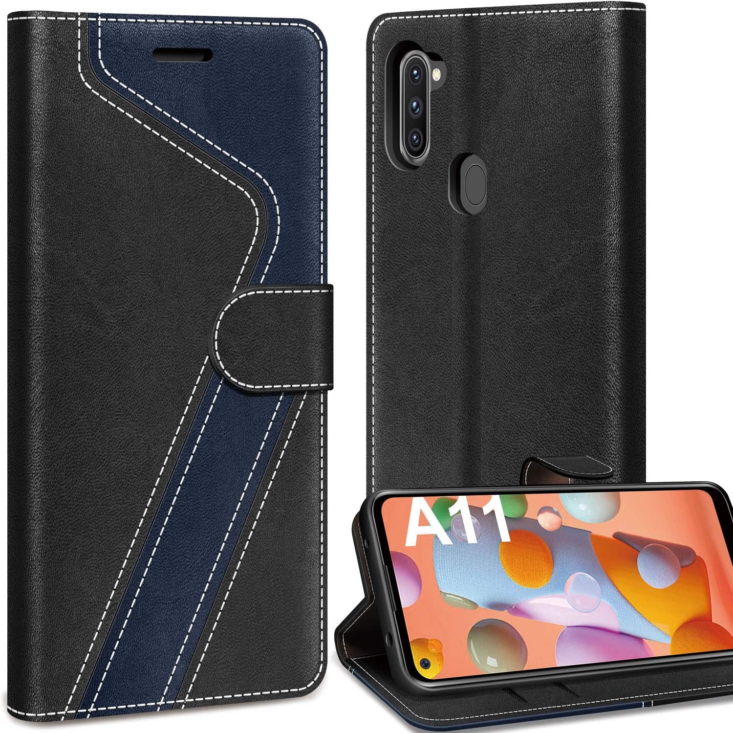 AROYI Leather Case Samsung Galaxy A11 