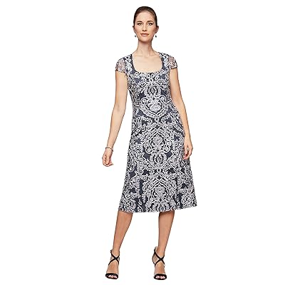 Alex Evenings Lace Embroidered Shift Dress - Petite Kenya | Ubuy