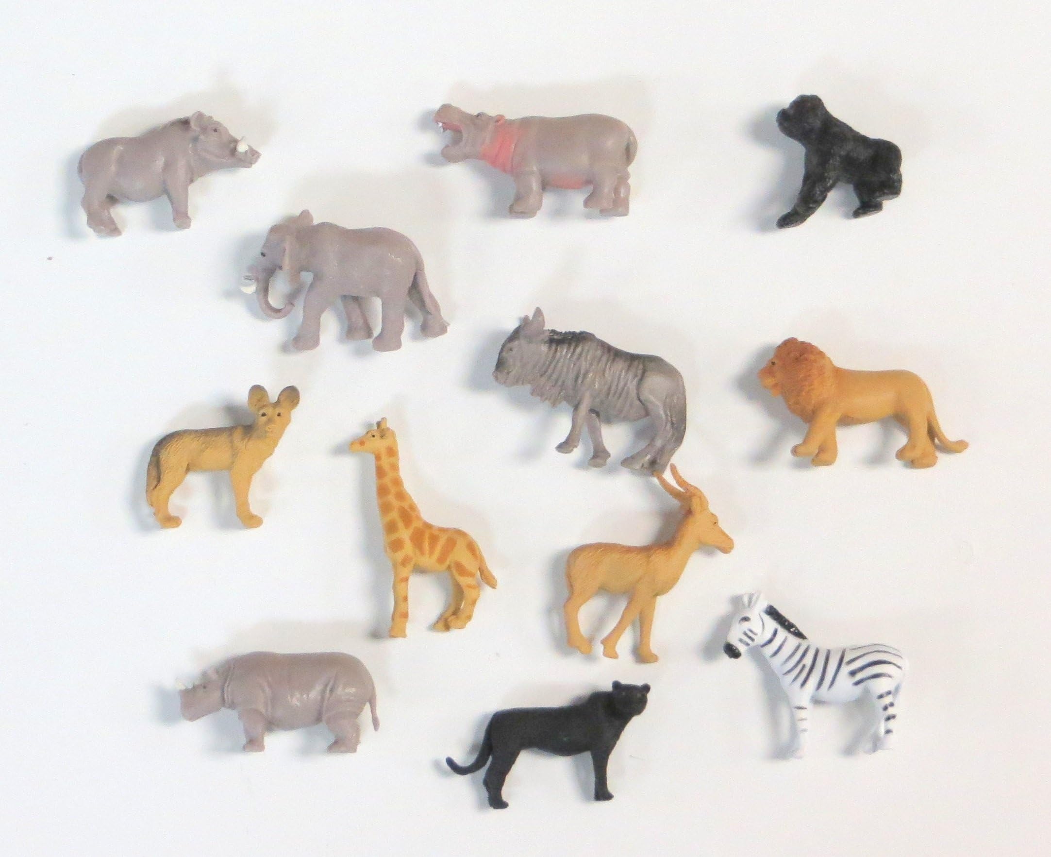 Edison Novelty Pocket Safari Figures 24 Per Order