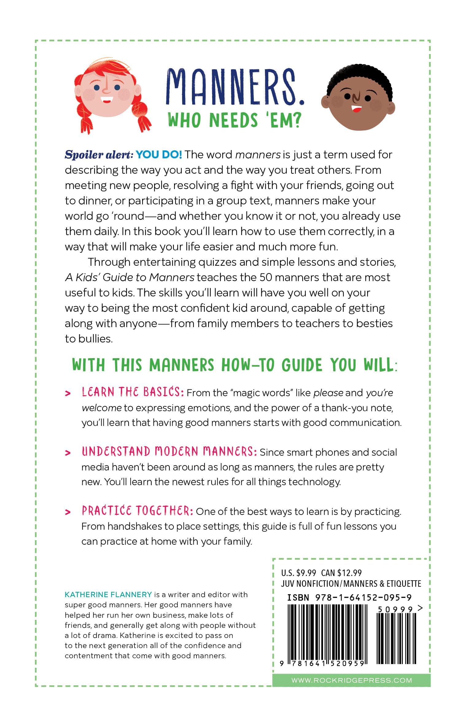 A Kids' Guide to Manners: 50 Fun Etiquette Lessons for Kids (and Their Families)