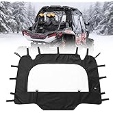KEMIMOTO Soft Rear Windshield Compatible with 2014-2023 Polaris RZR XP/XP 4 1000 2016-2023 Polaris RZR XP/XP 4 Turbo