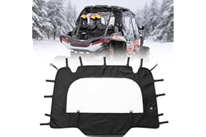KEMIMOTO Soft Rear Windshield Compatible with 2014-2023 Polaris RZR XP/XP 4 1000 2016-2023 Polaris RZR XP/XP 4 Turbo