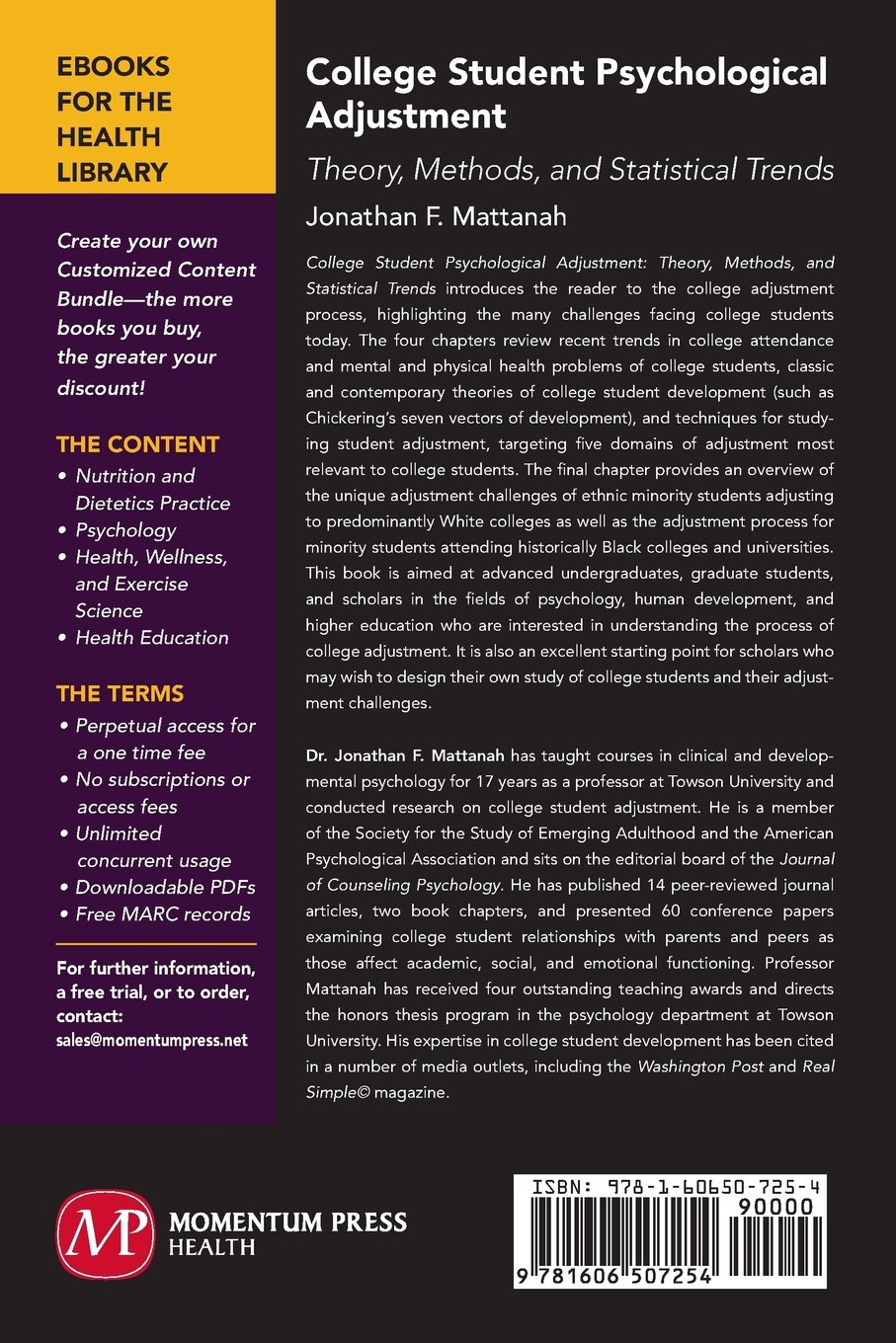 College Student Psychological Adjustment Theory Methods - 