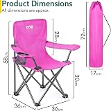 Trail Outdoor Leisure Eagle Kids Camping Chair Pink Lightweight Folding Chair view 7