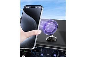 NTMY for iPhone MagSafe Car Phone Mount - Magnetic Car Phone Holder for Car Dash [20 Strongest Magnets] All-Metal for iPhone 15 14 13 12 Pro Max Plus Mini