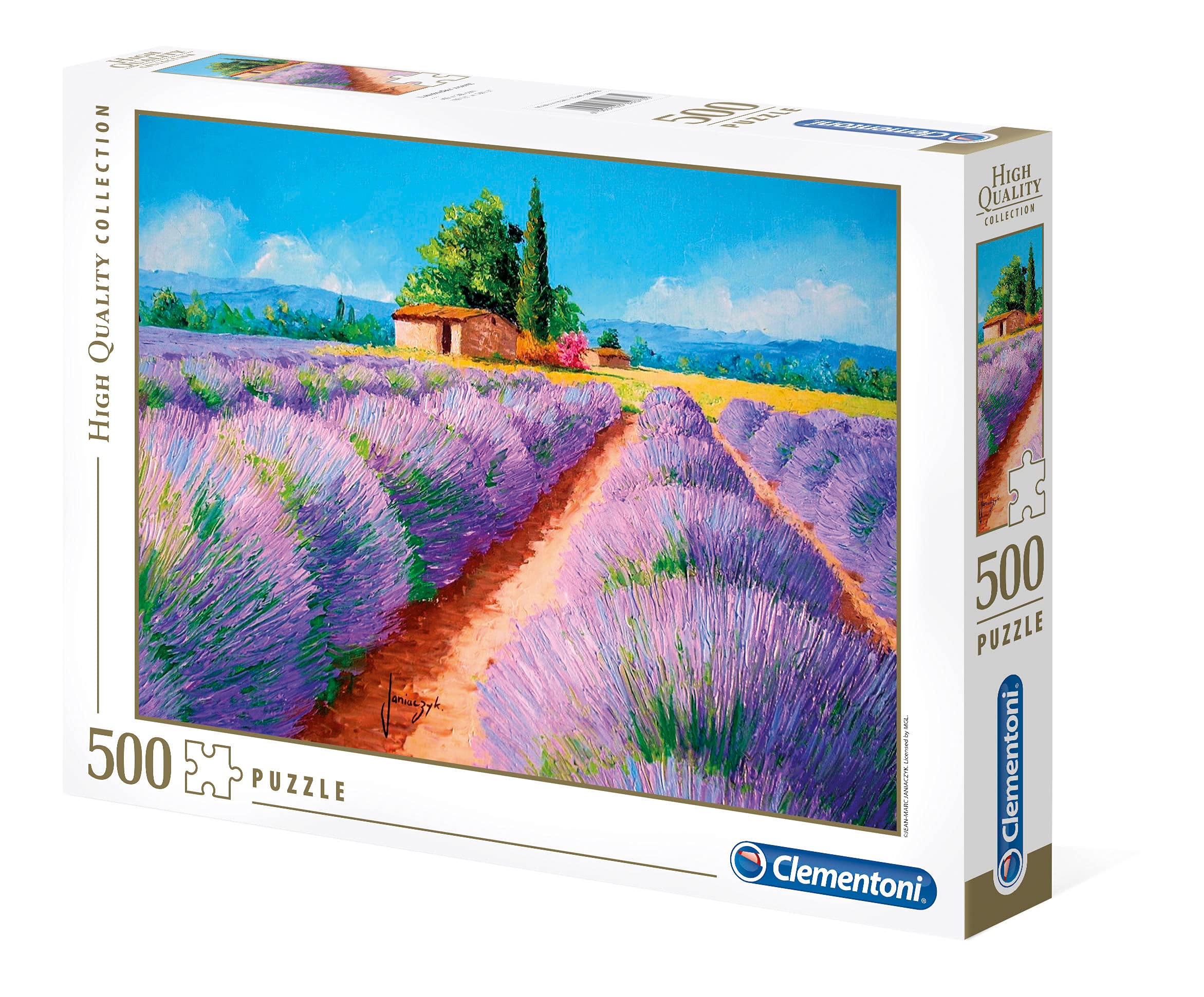Clementoni - 35073 - Collection Puzzle - Lavender Scent - 500 pieces - Made in Italy - Jigsaw Puzzles for Adult