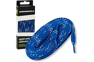 Winnwell Waxed Hockey Skate Laces - Ice Hockey & Roller Blade Skates Laces, Multiple Lace