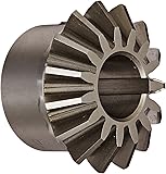 Boston Gear HLK101Y Miter Gear, 1:1 Ratio, 20 Degree Pressure Angle, 0.500" Bore, 12 Pitch, 15 Teeth, Steel