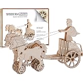 WOODEN.CITY Roman Chariot - 3D Wooden Puzzle Model Kit for Adults - Made in EU