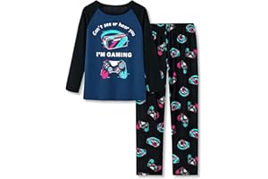 Beezizac Pajamas for Boys Game/Ninja/Dinosaur Long Sleeve & Pants PJ Size 6-18