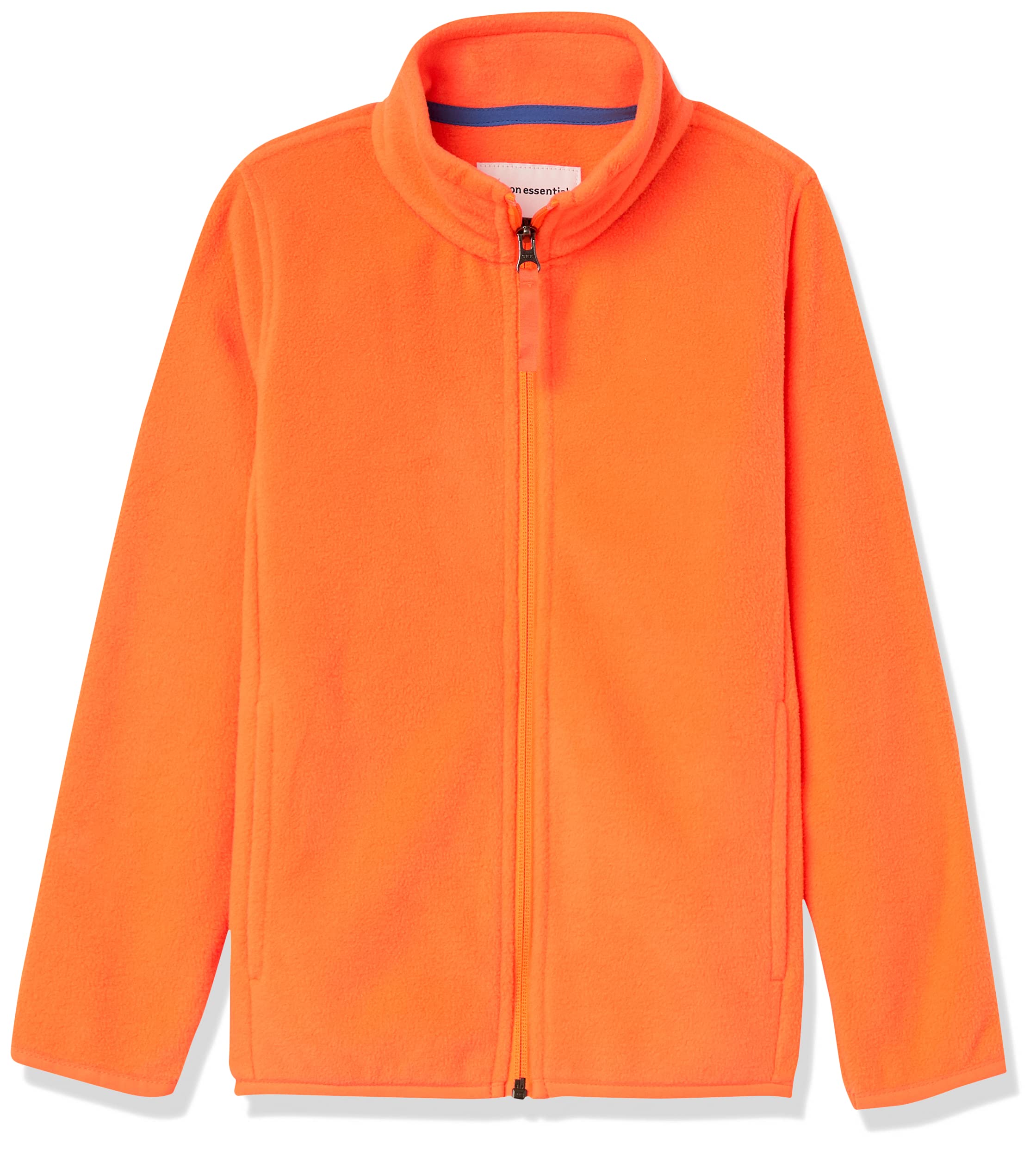 Amazon Essentials Boys' Polar Fleece Full-Zip Mock