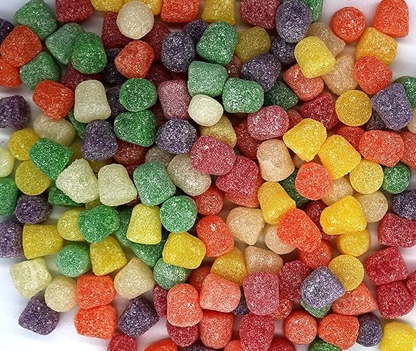 SWEETGLOB ASSORTED GUMMY DROPS CHRISTMAS CANDY (ASSORTED SPICE DROPS, 1 POUND)