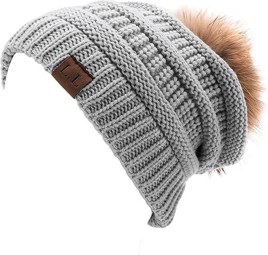 womens grey winter hats